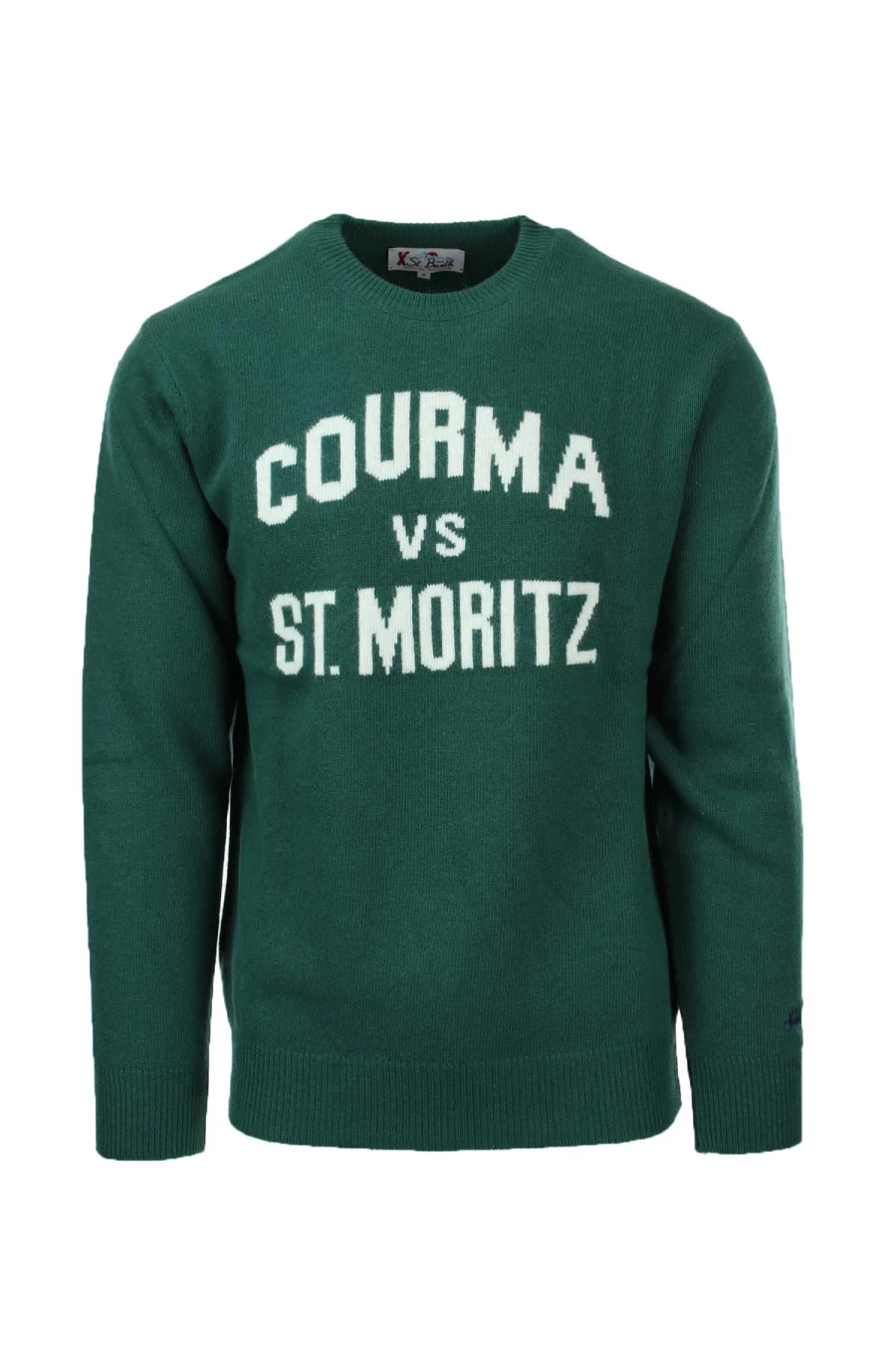 Saint Barth MC2 Men's Round Neck Pullover Shirt - Premium Cotton Knitwear - Casual Elegance Style