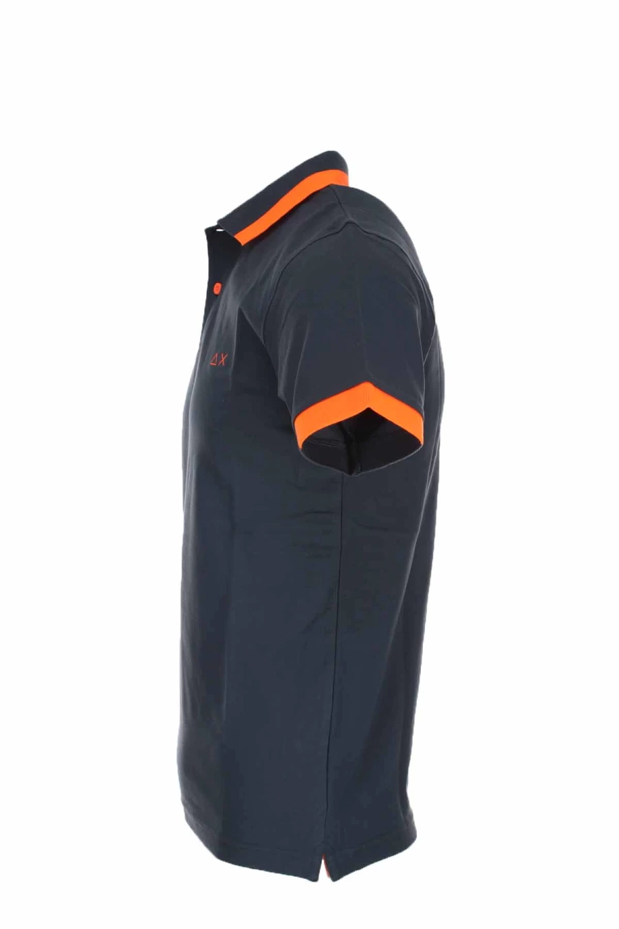 SUN68 Men's Half Sleeve Polo Shirt with Fluorescent Trim - Prestigemodauomo Collection