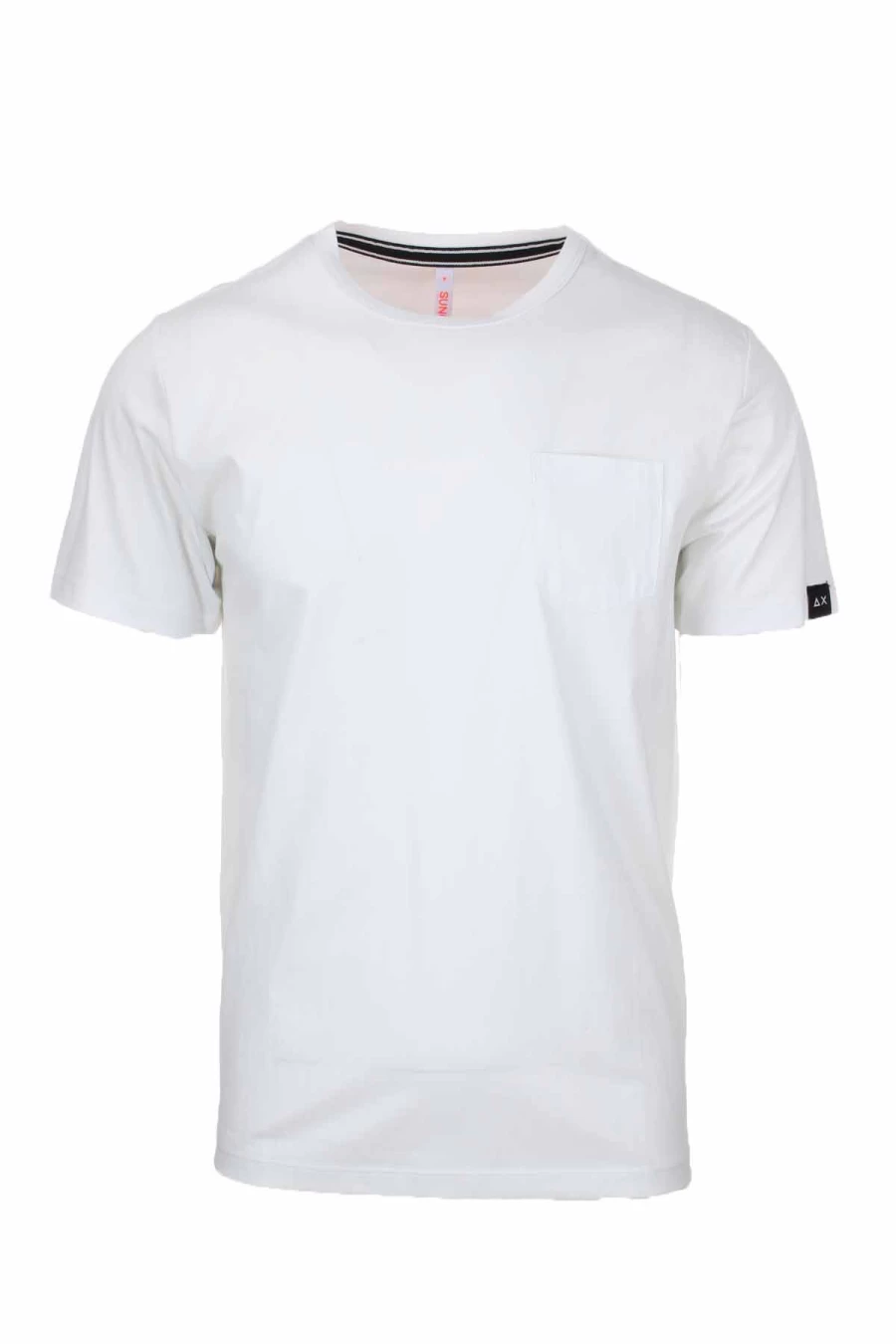 "Men's Half Sleeve Cotton T-Shirt with Pocket - SUN68 Casual Comfort Fit Tee"