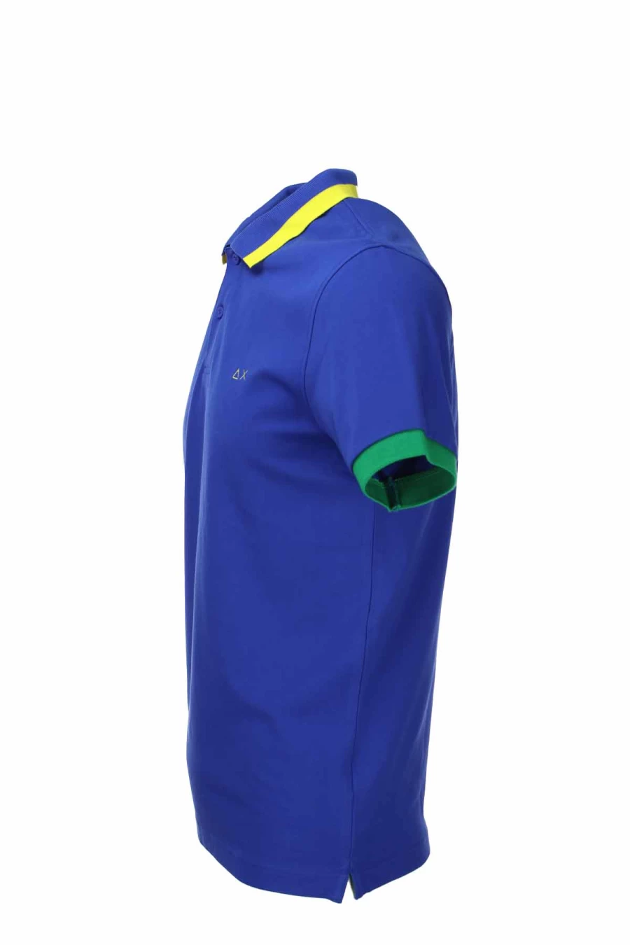 Men's Polo Shirt Short Sleeve Pique Cotton Color Trim - SUN68 - Prestigemodauomo