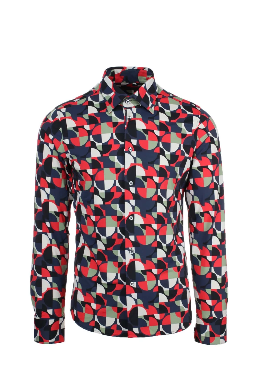 RRD Men's Patterned Technical Fabric Shirt - Premium Performance & Style - Prestigemodauomo Collection