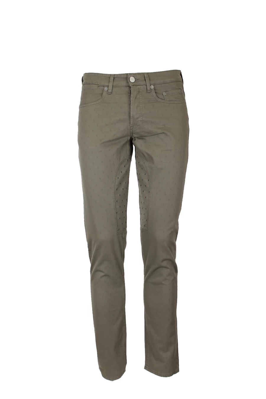 "Pantaloni Uomo Stretch 5 Tasche con Toppa Fantasia - Siviglia by Prestigemodauomo"