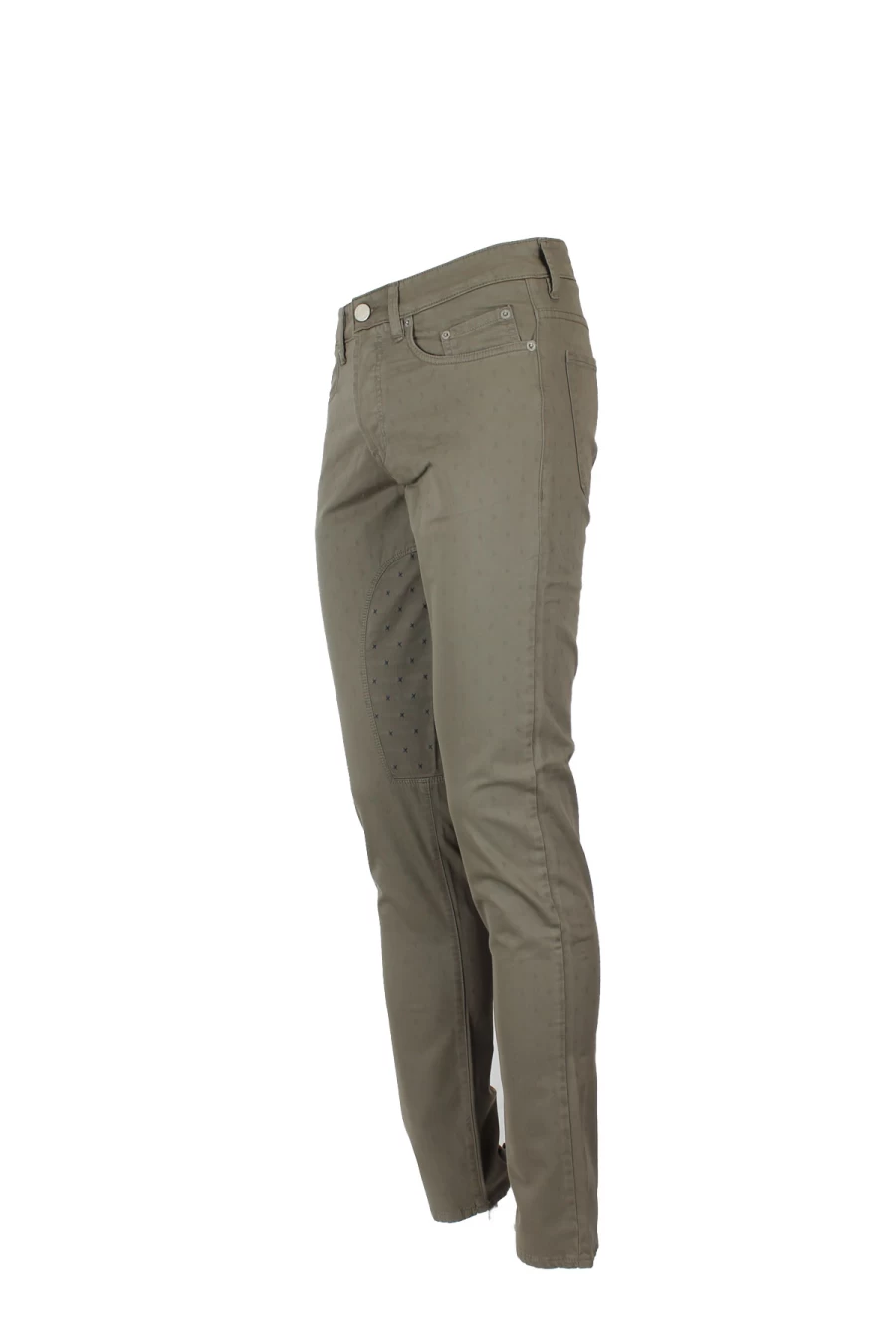 "Pantaloni Uomo Stretch 5 Tasche con Toppa Fantasia - Siviglia by Prestigemodauomo"