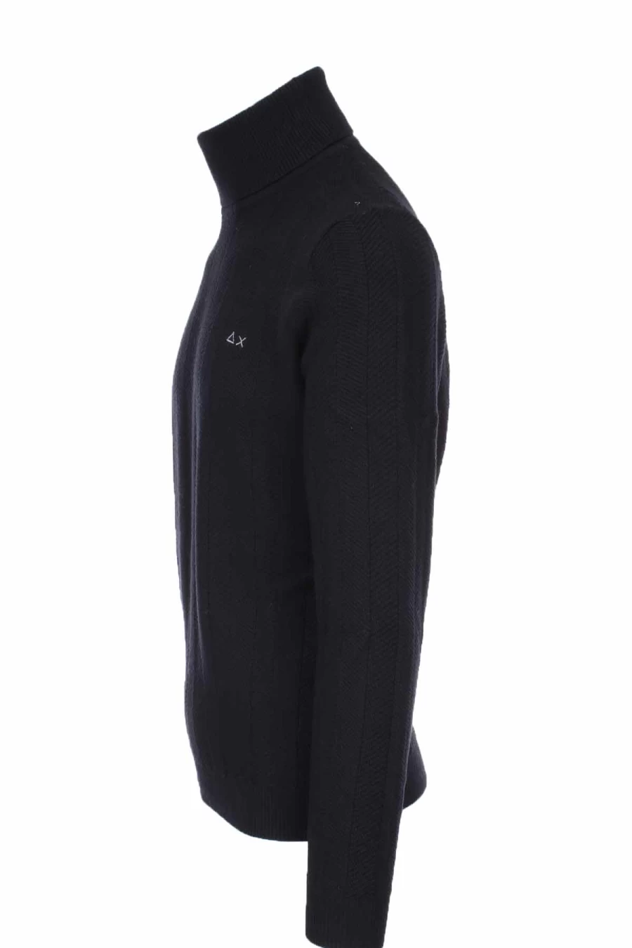 "Sun68 Wool Striped Turtleneck Sweater - Premium Men's Knitwear"
