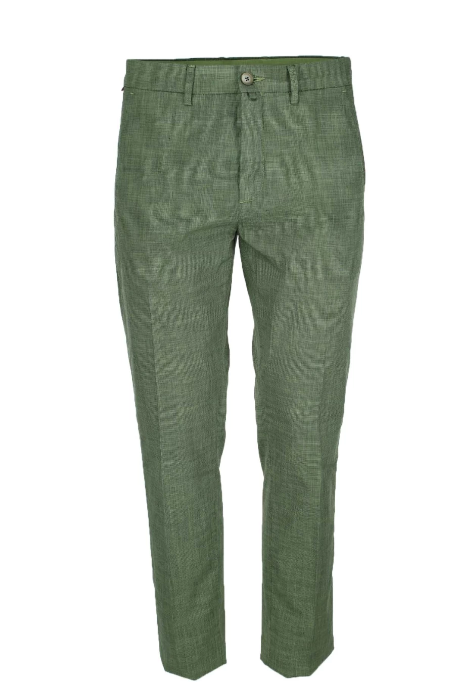 "Seville Men's Cotton Linen Chino Trousers with American Pockets - Prestigemodauomo"