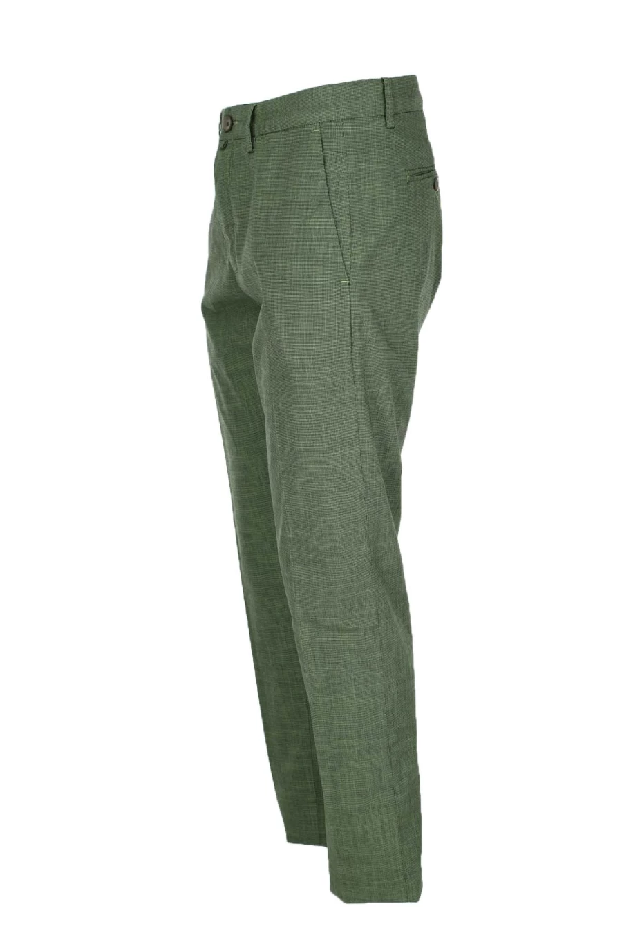 "Seville Men's Cotton Linen Chino Trousers with American Pockets - Prestigemodauomo"