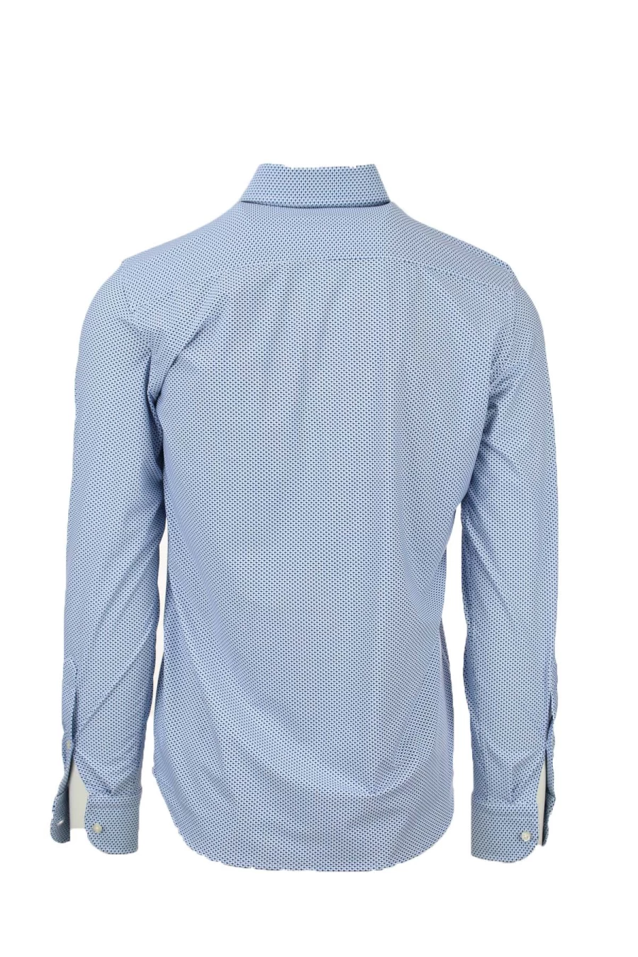 GHIRARDELLI Men's Long Sleeve Technical Shirt - Moisture Wicking Performance Dress Shirt - Premium Stretch Office Wear
