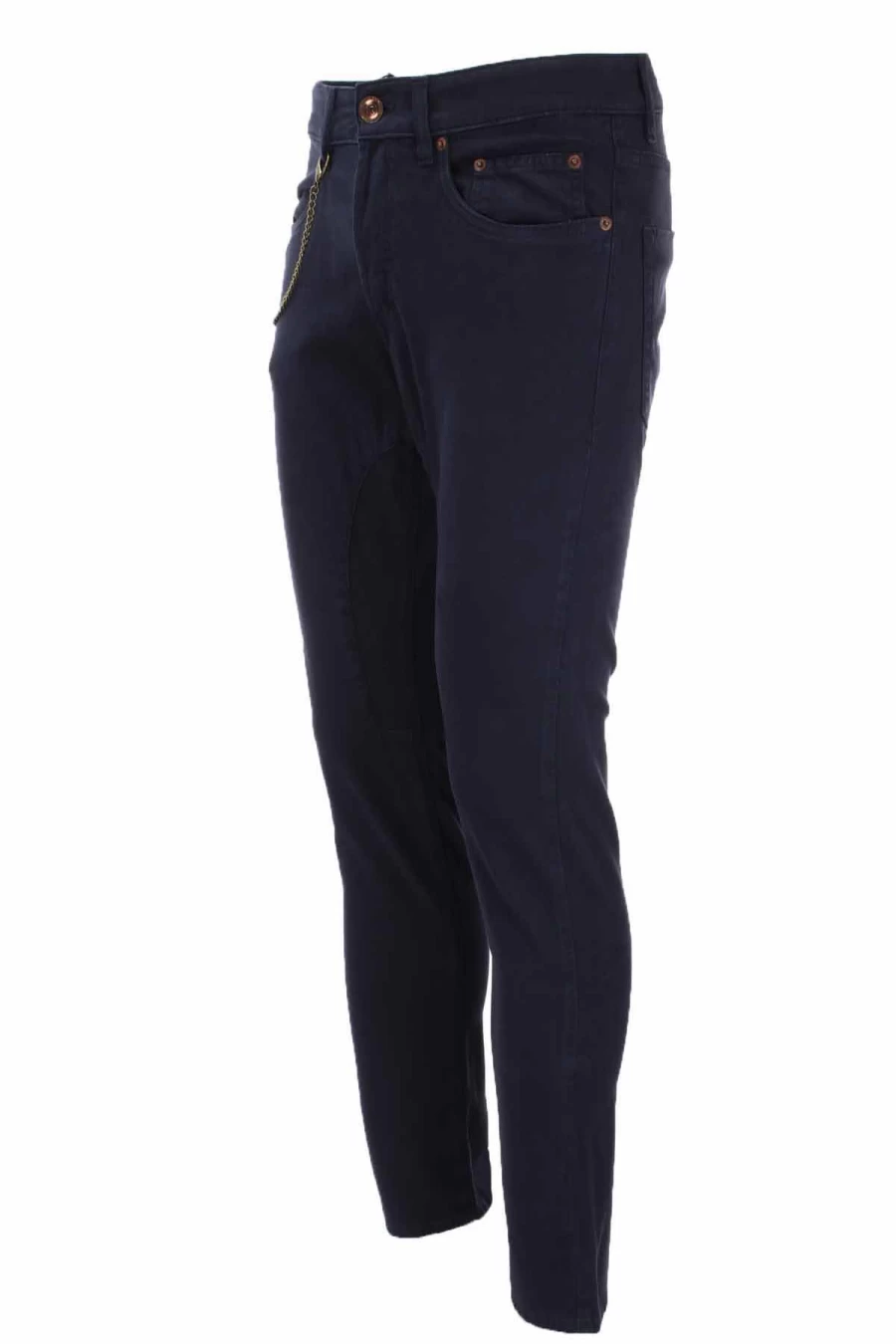 Seville Men's 5 Pocket Cotton Trousers with Patch - Siviglia Collection - Prestigemodauomo