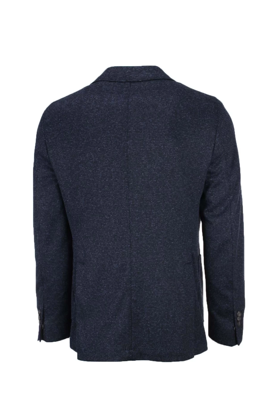 "Domenico Tagliente Men's Wool Micro Pattern Single-Breasted Jacket – Prestige Moda Uomo"