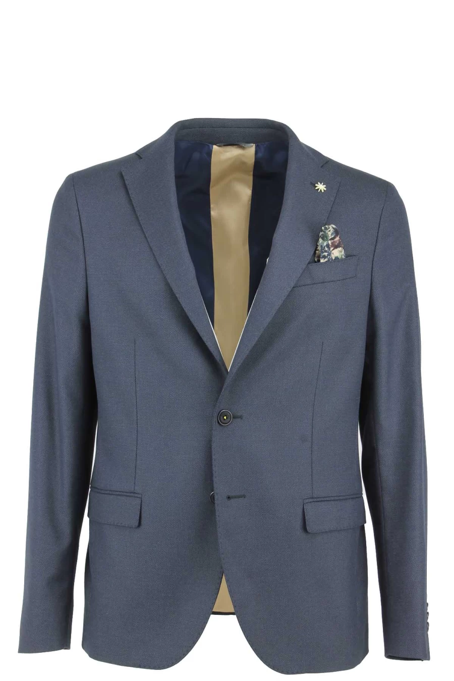 "Manuel Ritz Men's Micro-Patterned Blazer Jacket | Premium Prestigemodauomo Collection"