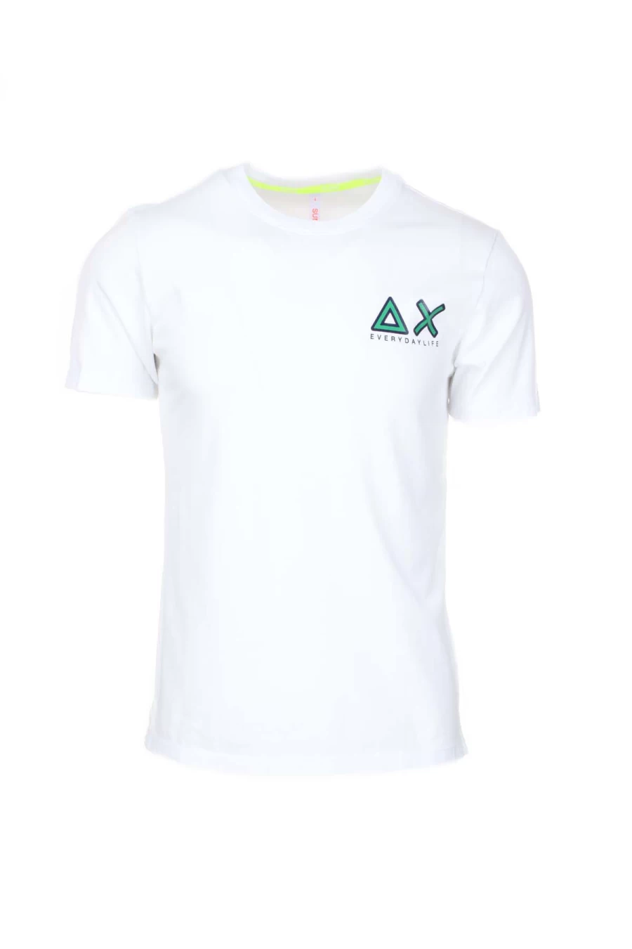 SUN68 Men's Premium Logo Cotton T-Shirt - Casual Everyday Comfort Fit Tee
