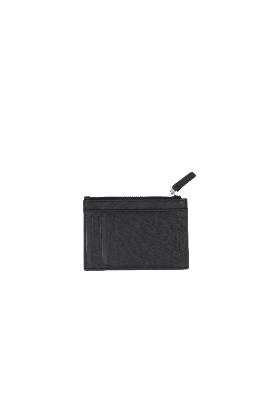 JOHN RICHMOND Genuine Leather Credit Card Holder - Premium Slim Wallet for Men - Prestigemodauomo Collection