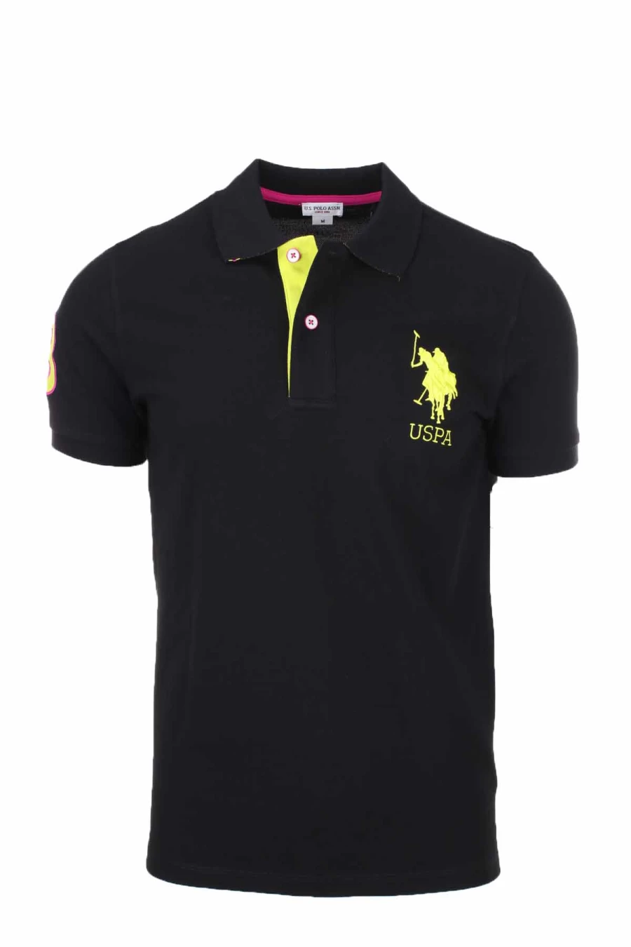 US Polo Assn Men's Polo Shirt Short Sleeve Maxi Logo Embroidered Casual Top