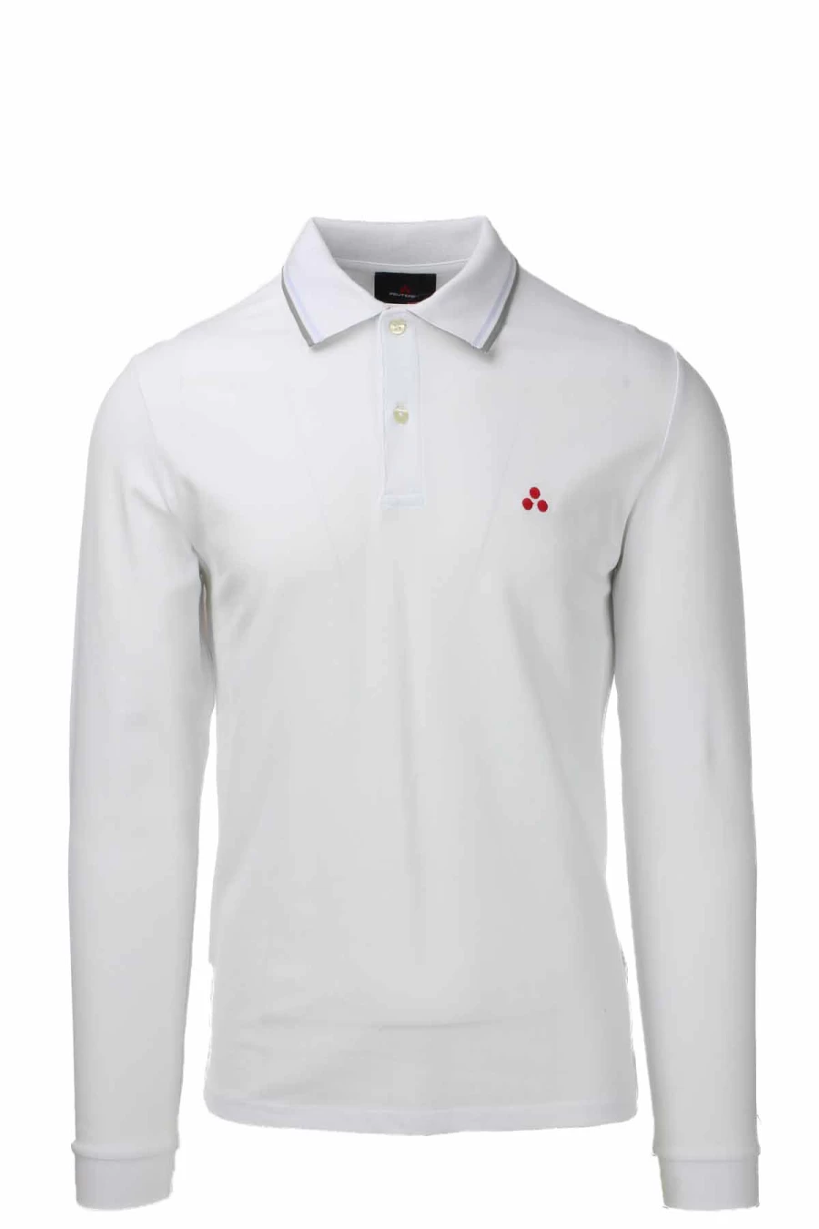 Peuterey Men's Stretch Piquet Long Sleeve Polo Shirt - Premium Cotton Comfort Fit