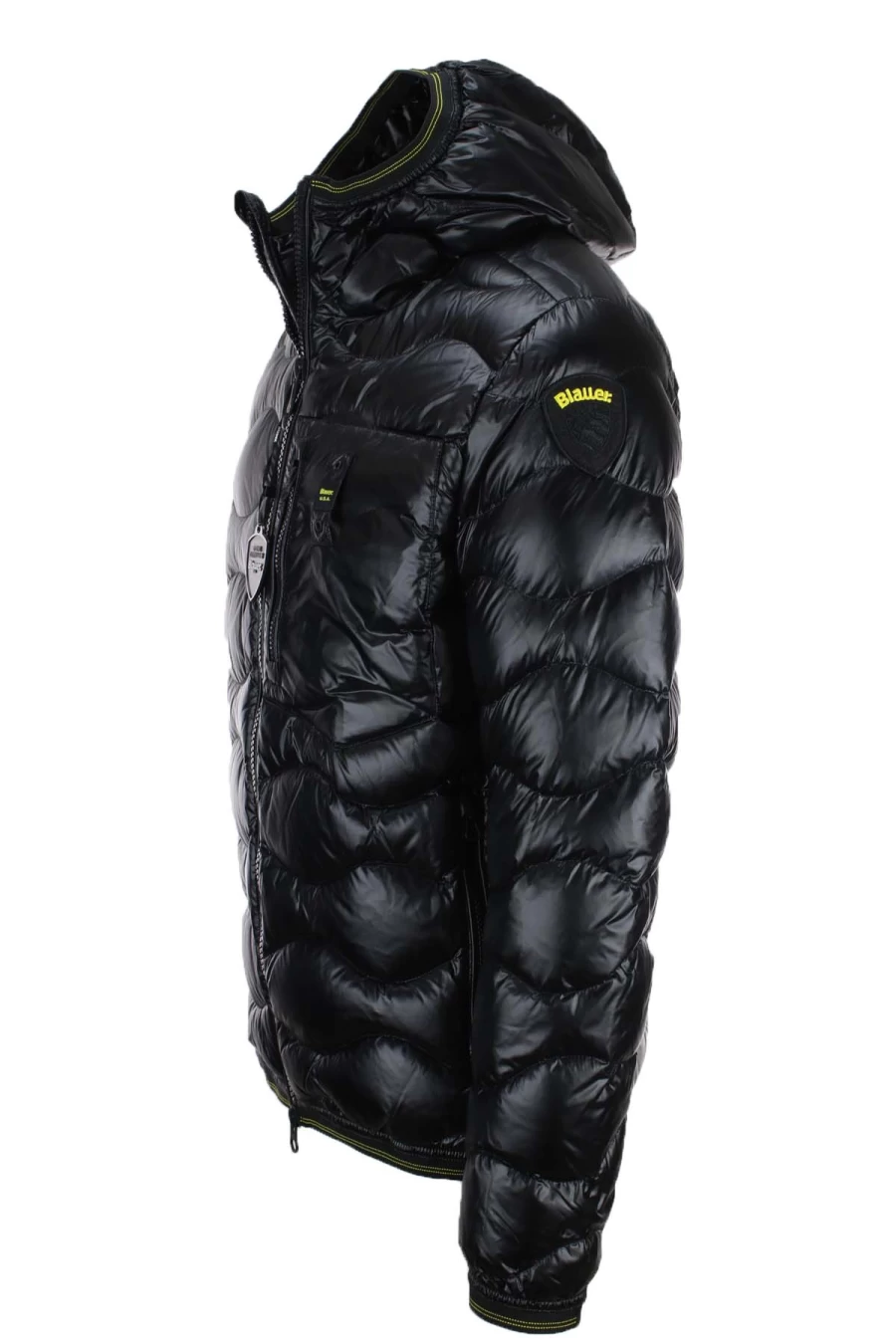 Blauer Men's Wave Quilted Piumino Jacket - Stylish Blue Winter Coat by Prestigemodauomo