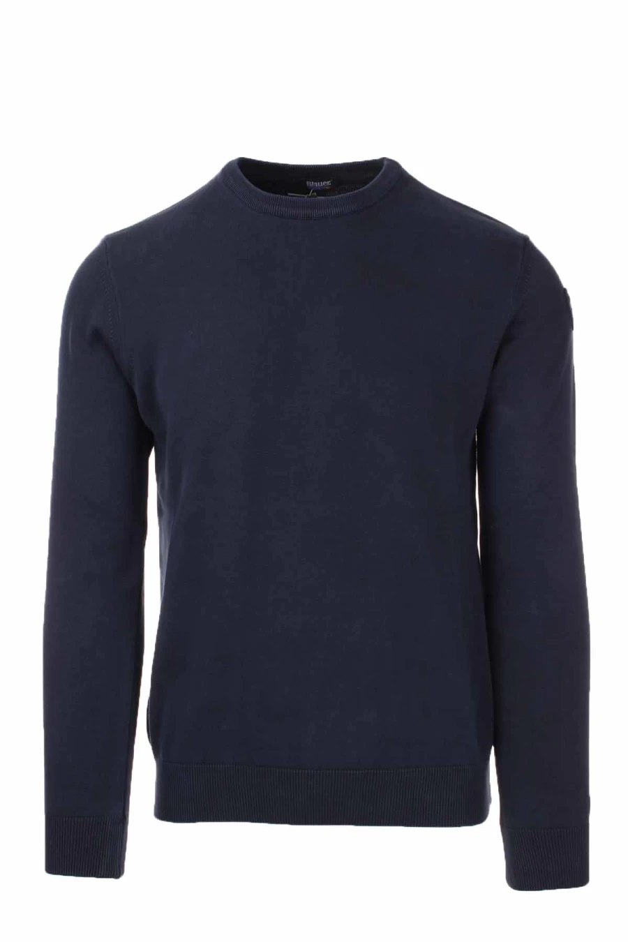 BLAUER Cotton Pullover Sweater for Men - Soft Comfortable Knitwear - Prestigemodauomo Collection