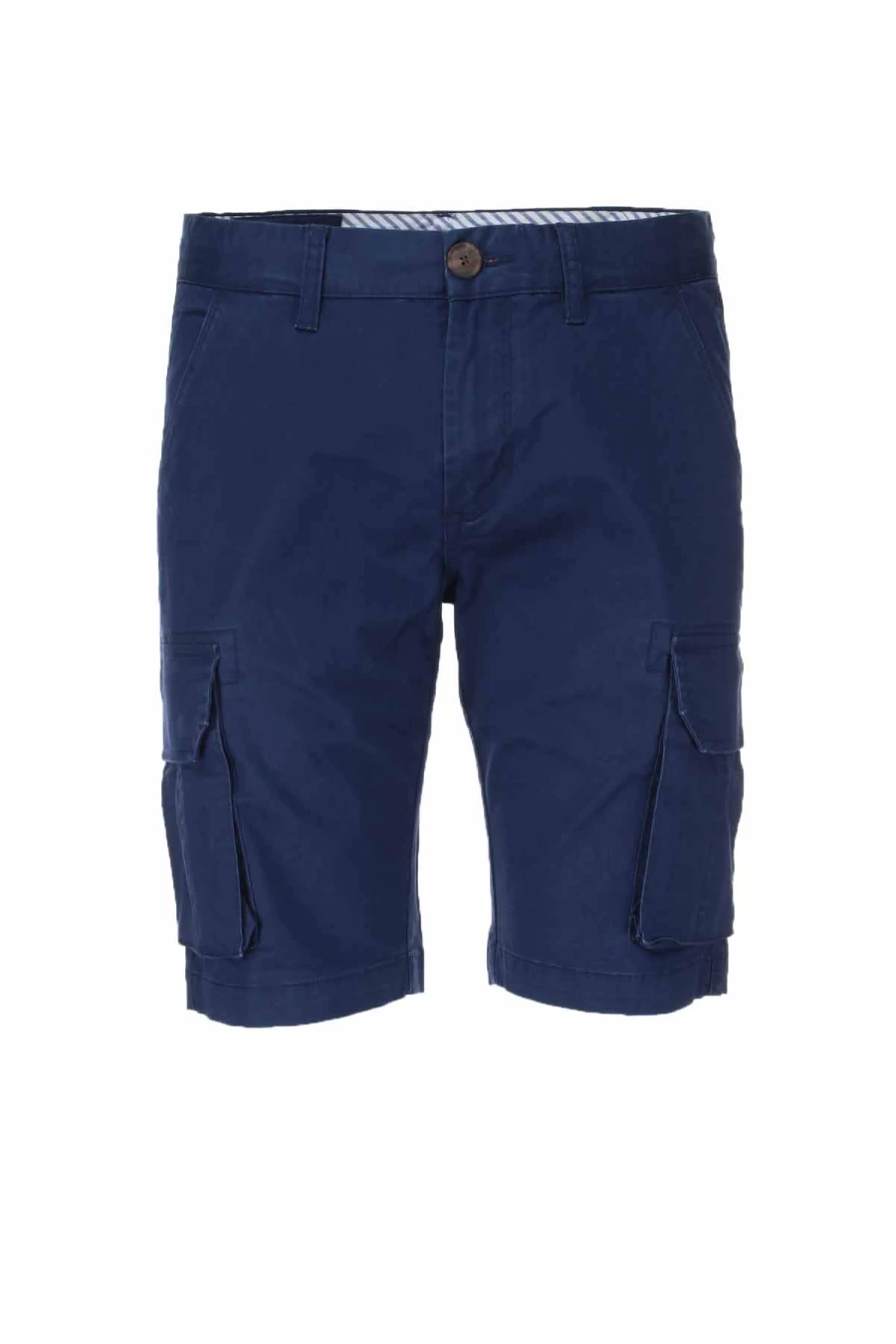 SUN68 Men's Bermuda Cargo Shorts with Large Pockets - Casual Summer Trousers - Prestigemodauomo Collection