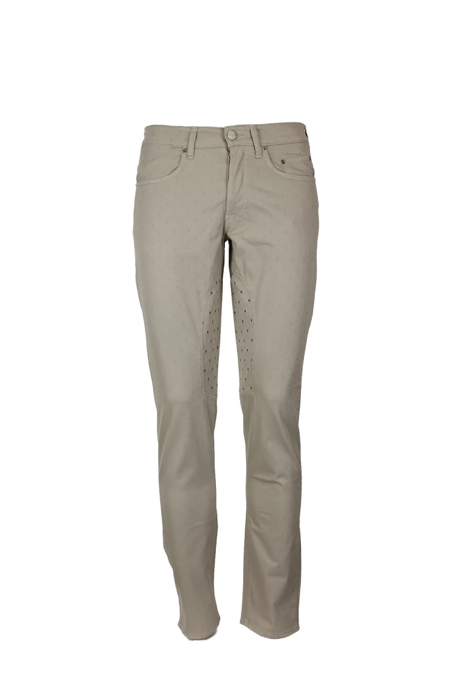 "Pantaloni Uomo Stretch 5 Tasche con Toppa Fantasia - Siviglia by Prestigemodauomo"