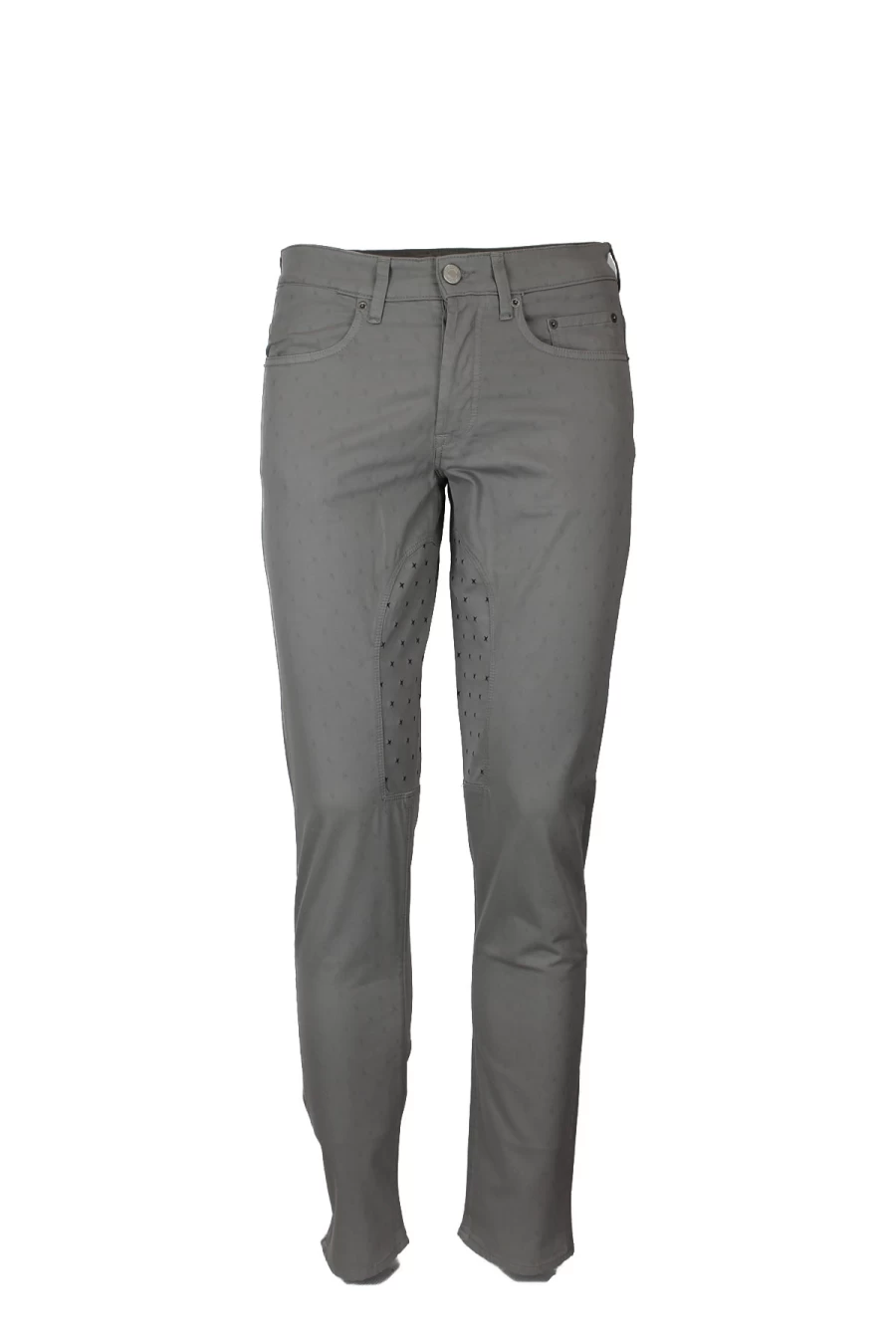 "Pantaloni Uomo 5 Tasche Stretch con Toppa Fantasia - Siviglia by Prestigemodauomo - Collezione Seville"
