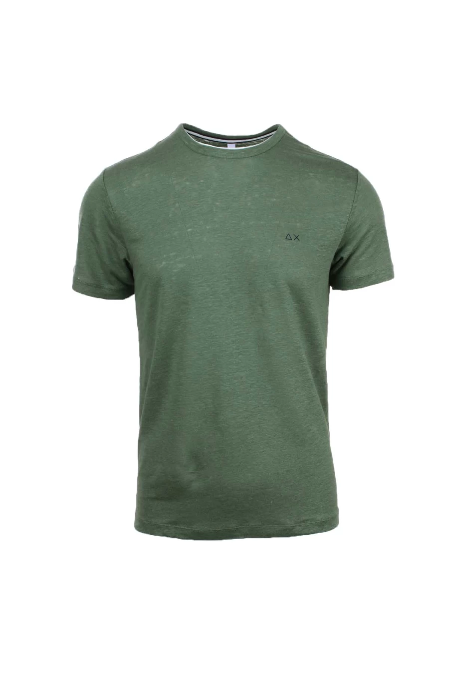 "Sun68 Men's Linen Blend T-Shirt - Breathable Premium Comfort - Prestigemodauomo Collection"