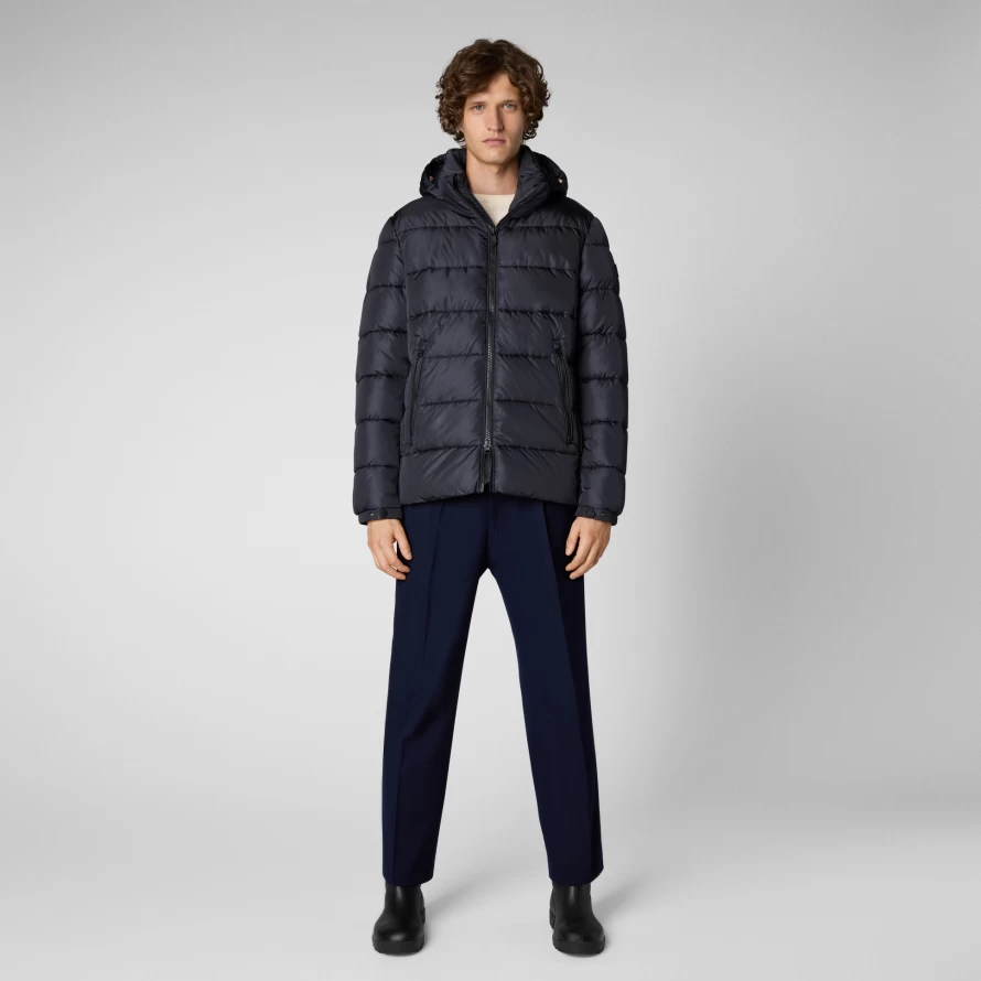 Save The Duck Hugo Down Jacket With Hood - Premium Warm Winter Coat For Men