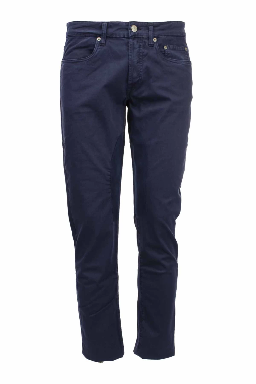 "Seville Men's Alcantara Patch 5-Pocket Pants - Prestigemodauomo Collection"