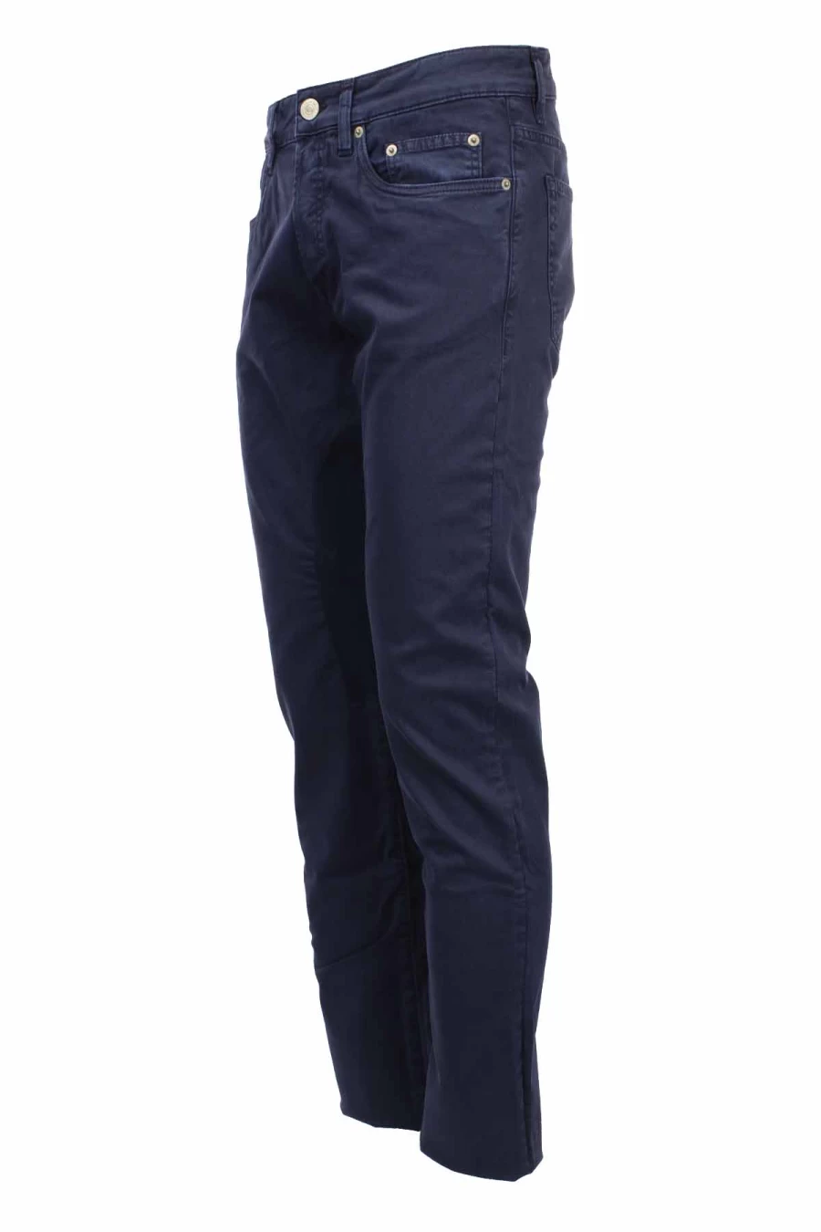 "Seville Men's Alcantara Patch 5-Pocket Pants - Prestigemodauomo Collection"