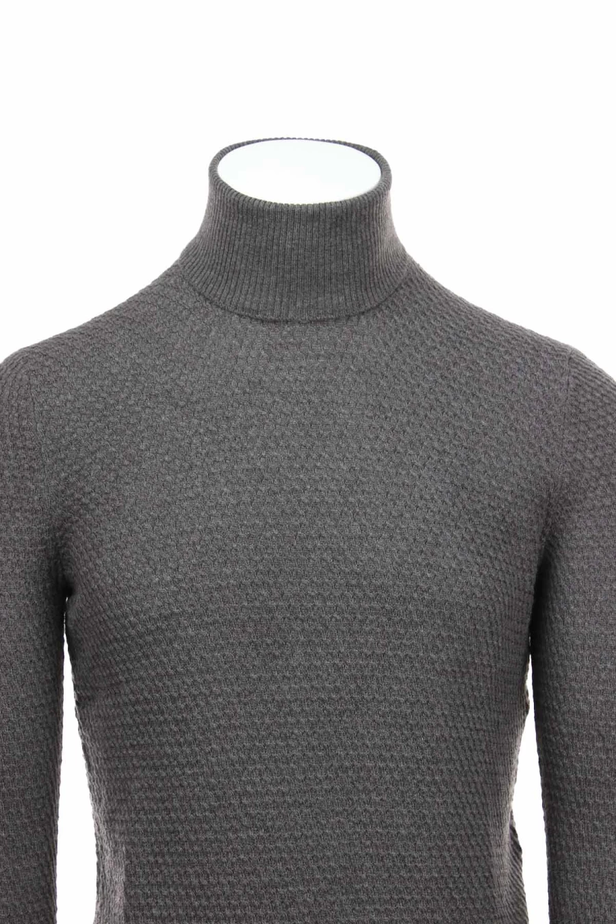 Gran Sasso Microbraided Turtleneck Sweater for Men - Premium Knitwear by Prestigemodauomo