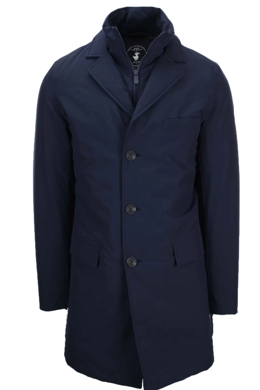 Save The Duck Men's Waterproof Coat with Detachable Hood - Helmut Puffer Jacket by Prestigemodauomo