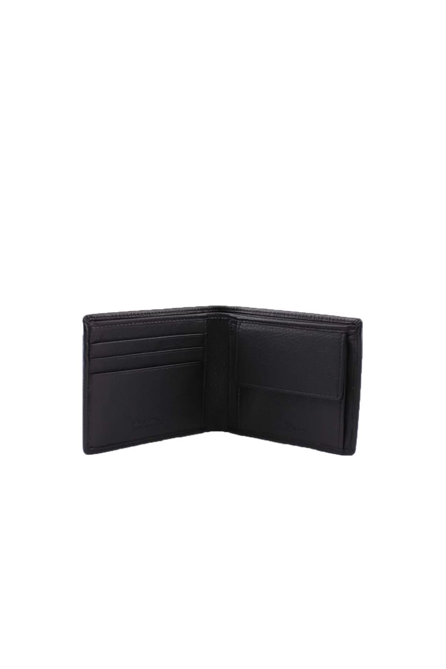 JOHN RICHMOND Saffiano Leather Wallet with Coin Pocket - Luxury Men's Bifold Wallet - Premium Designer Wallet