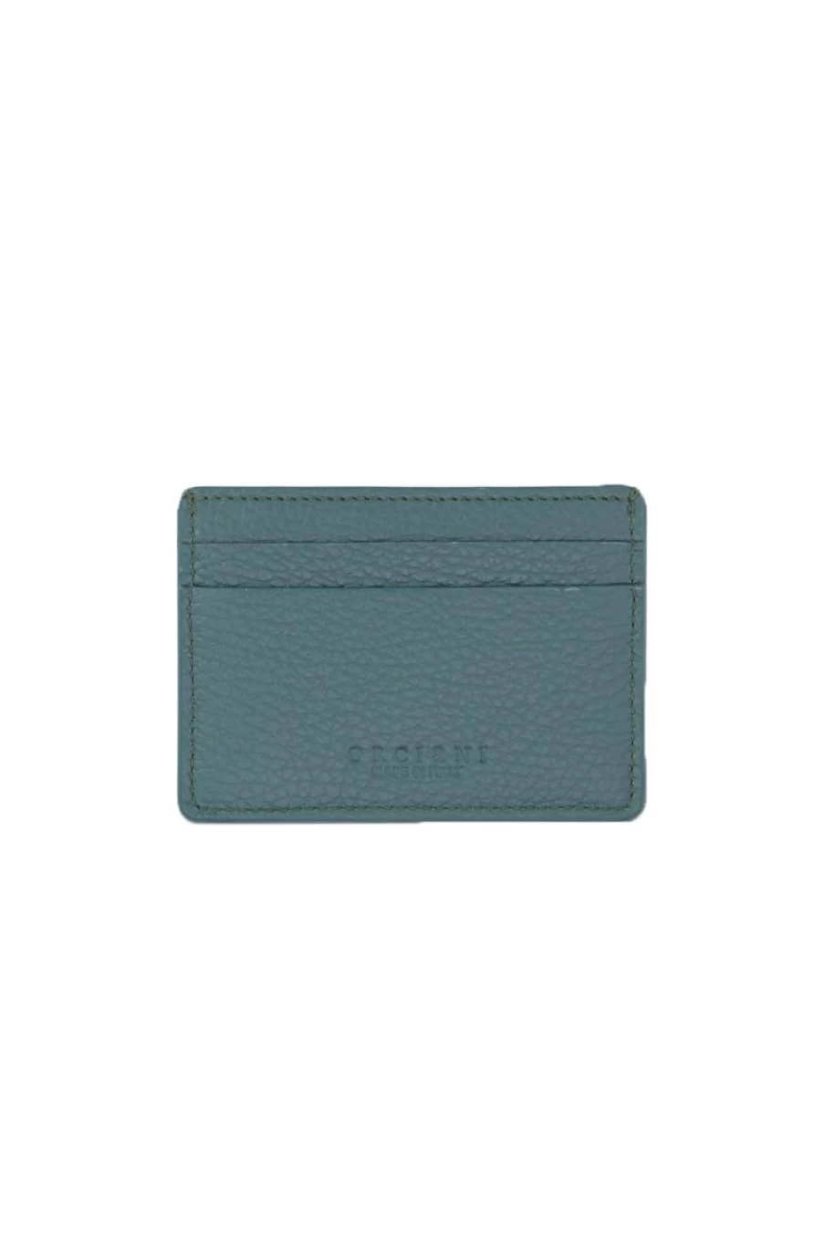 ORCIANI Hammered Leather RFID Blocking Card Holder - Premium Men's Wallet - Prestigemodauomo Collection