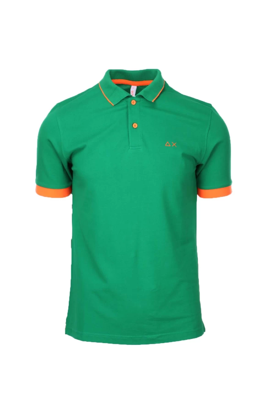 Men's Neon Half Sleeve Polo Shirt - SUN68 Brand Casual Summer Top