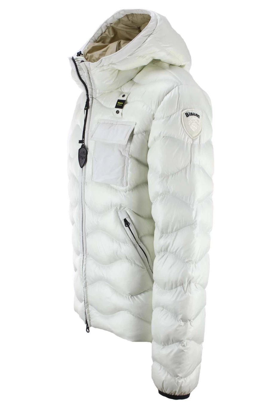BLAUER Men's Waves Hooded Down Jacket - Warm Winter Coat - Prestigemodauomo