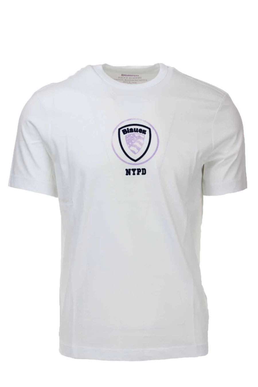 BLAUER Men's Short Sleeve T-Shirt - Premium Blue Casual Tee - Prestigemodauomo Collection
