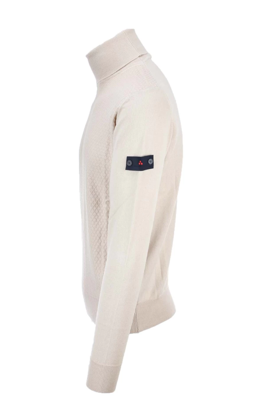 Peuterey Men's Plain Turtleneck Sweater - Premium Cotton Knitwear - Classic Slim Fit Pullover