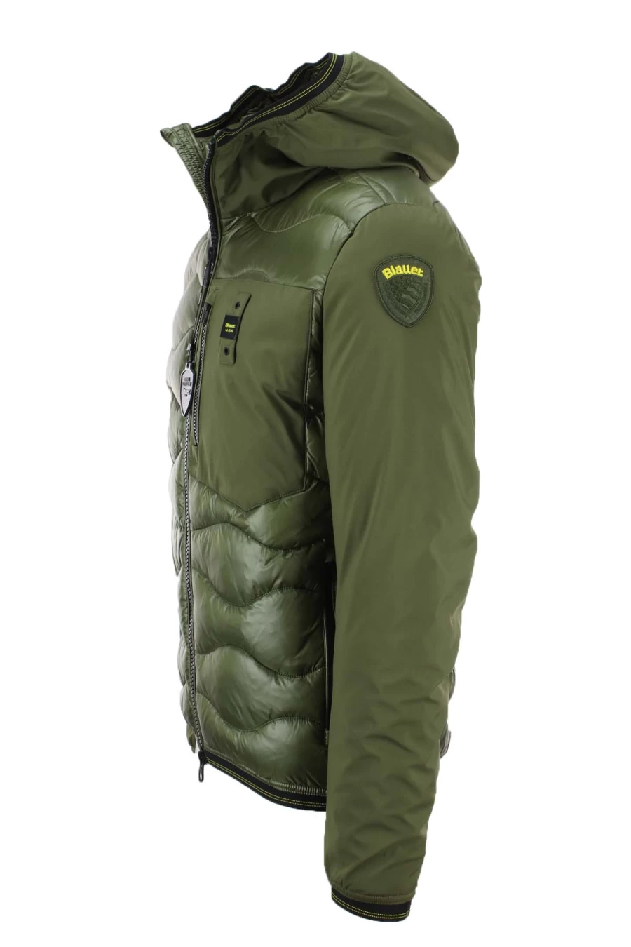 BLAUER Men's Nylon and Neoprene Piumino Jacket - Prestige Collection