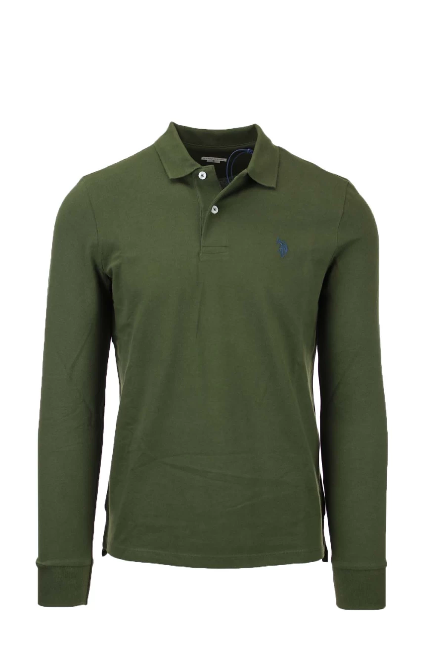 "US Polo Assn Men's Long Sleeve Cotton Pique Polo Shirt | Prestigemodauomo Collection"