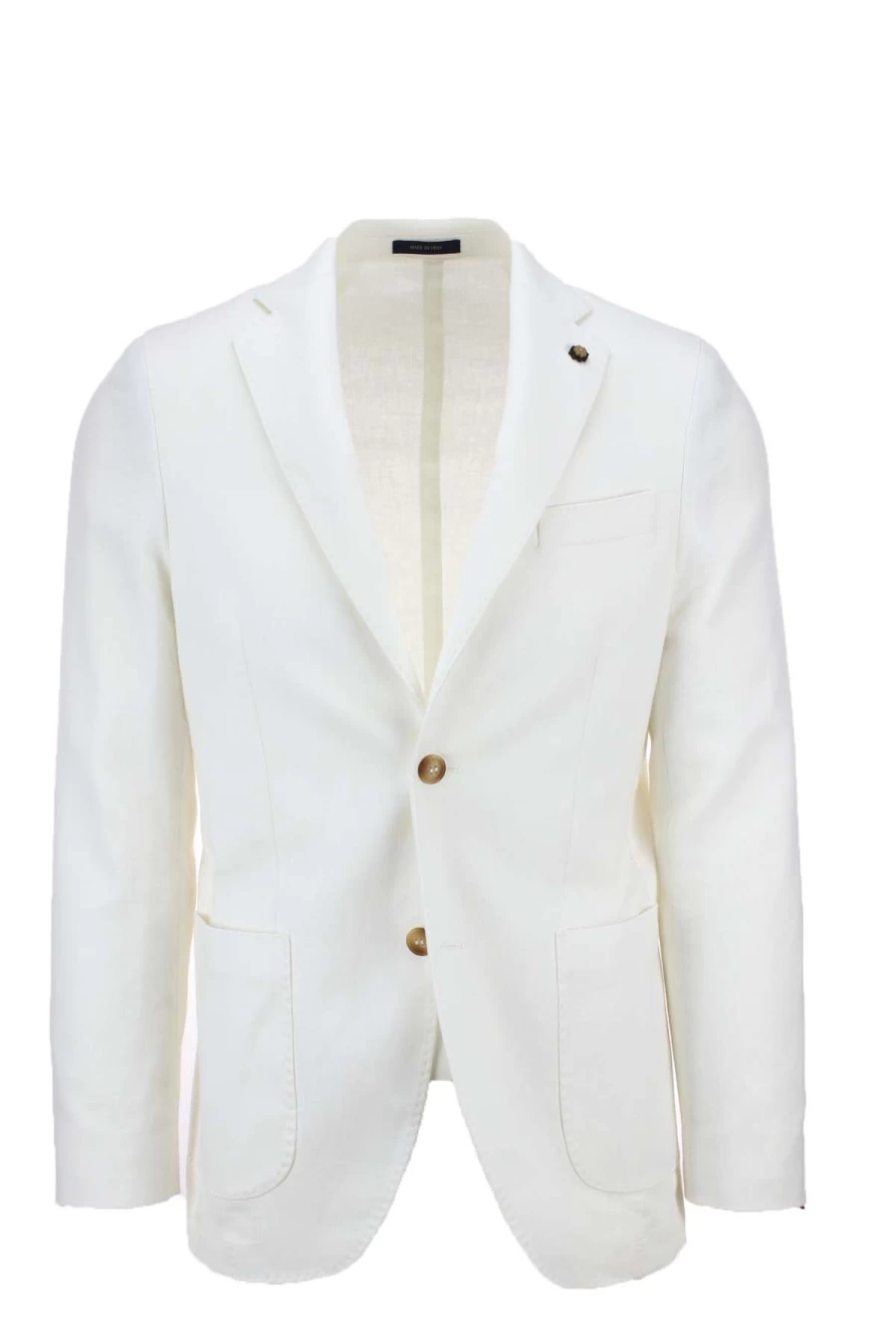 Raffaele Tagliente Men's Lightweight Linen Cotton Blend Unlined Jacket - Prestigemodauomo