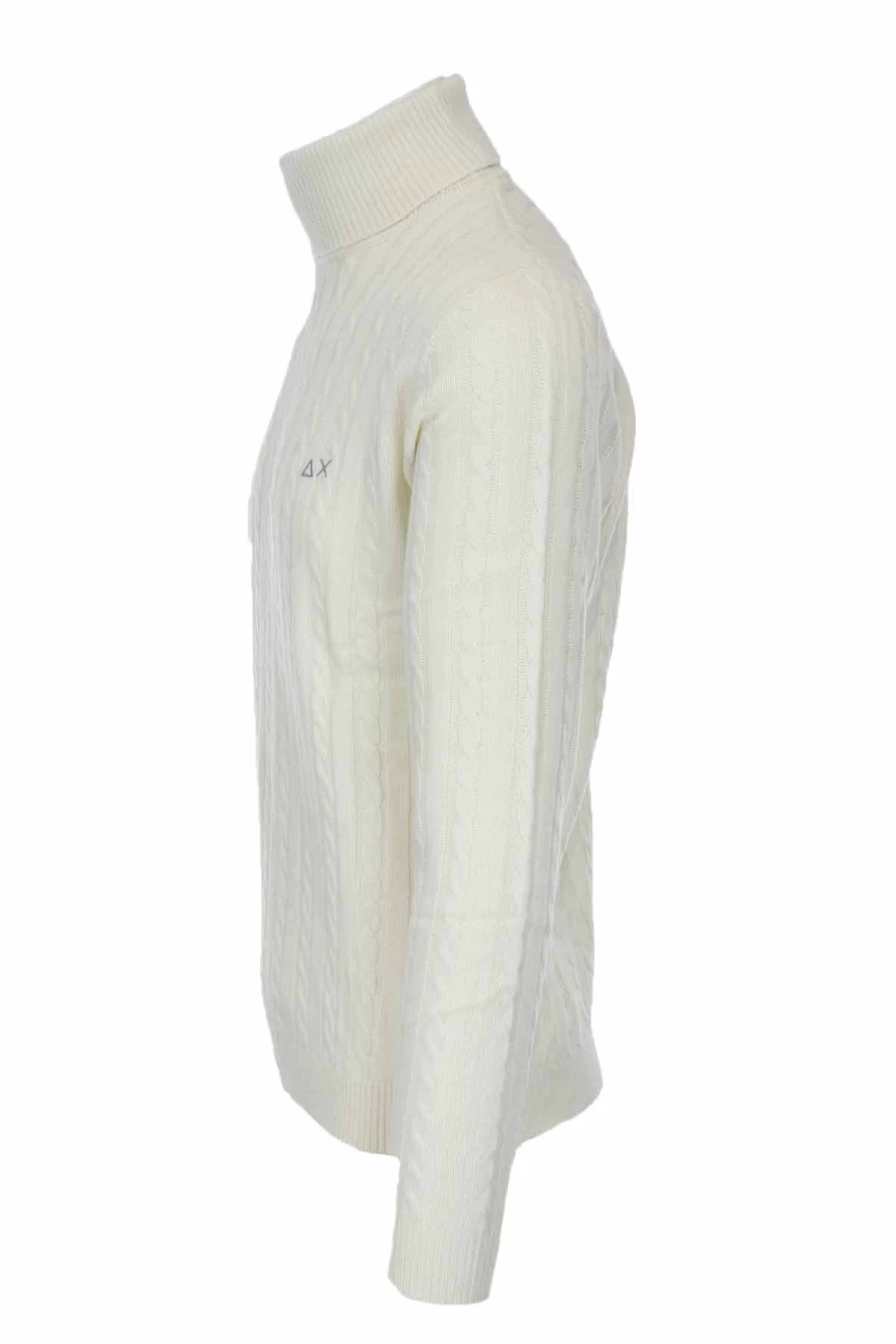 SUN68 Cable Knit Wool Turtleneck Sweater for Men - Premium Winter Pullover