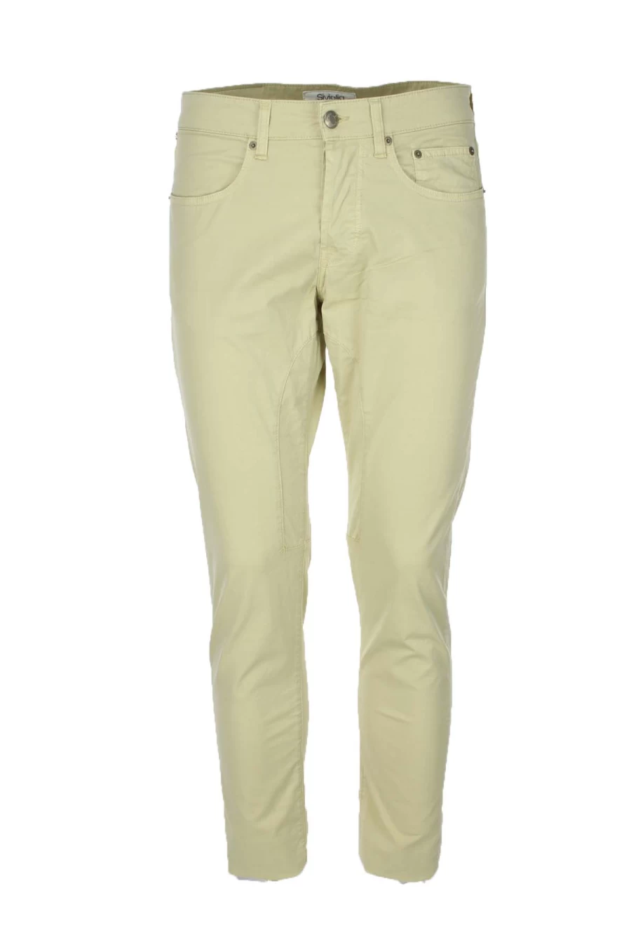 Seville Men's 5-Pocket Cotton Satin Trousers - Prestigemodauomo Siviglia Style