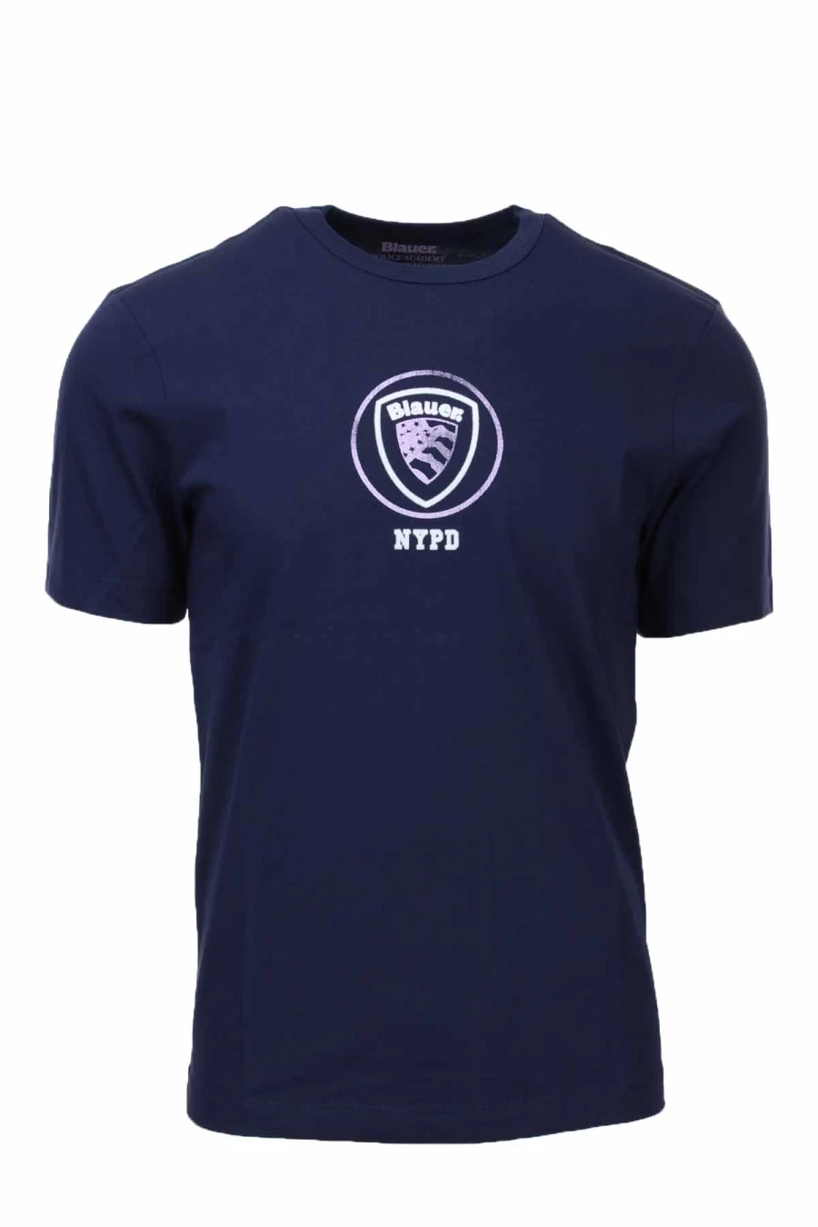 "BLAUER Men's Short Sleeve T-Shirt - Blue Casual Tee - Prestigemodauomo Collection"