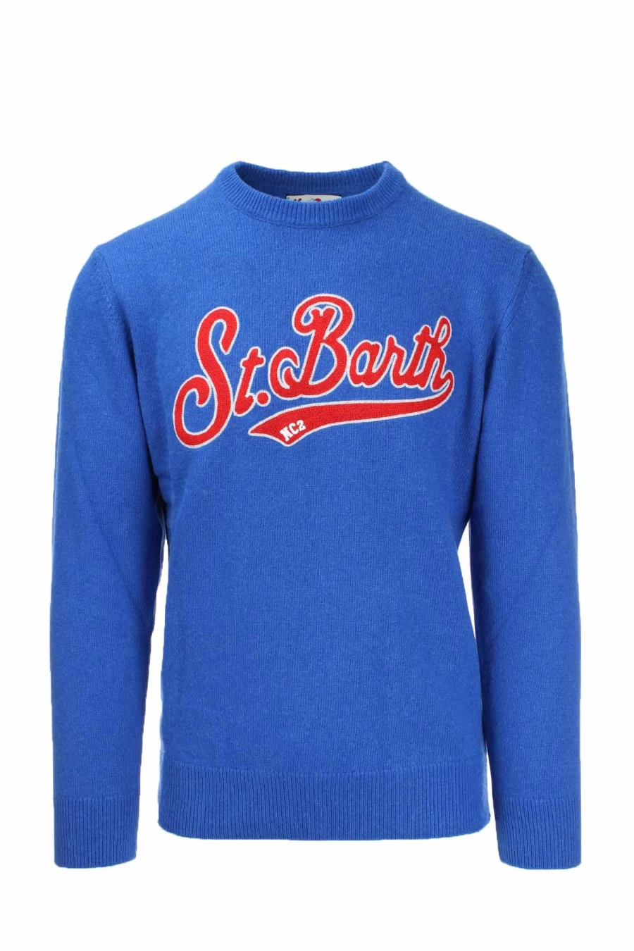 Saint Barth MC2 Wool Logo Crew Neck Sweater - Prestigemodauomo
