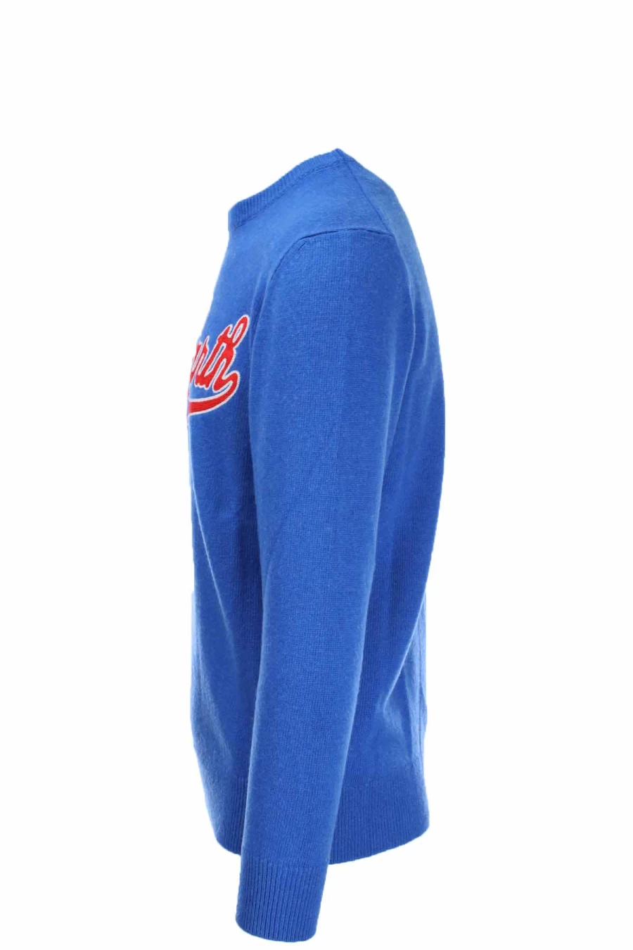 Saint Barth MC2 Wool Logo Crew Neck Sweater - Prestigemodauomo