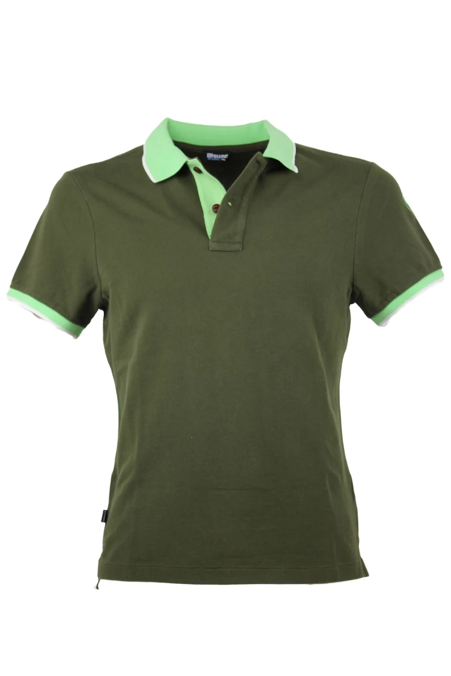 BLAUER Men's Short Sleeve Polo Shirt - Pique Cotton Classic Fit - Prestigemodauomo Collection