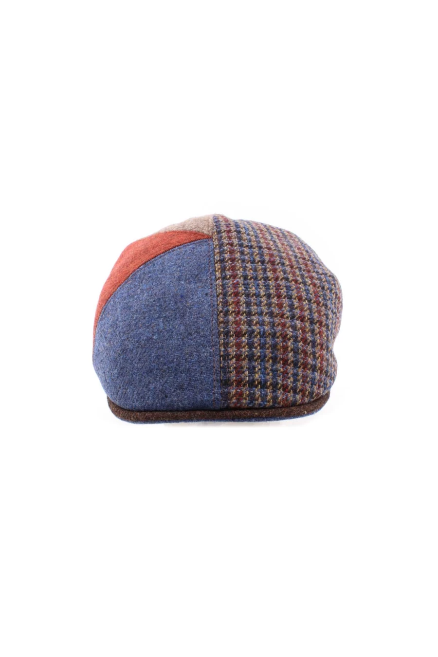MARONE 1881 Rio Model Wool Patch Hat - Brown Prestige Uomo Casual Winter Cap