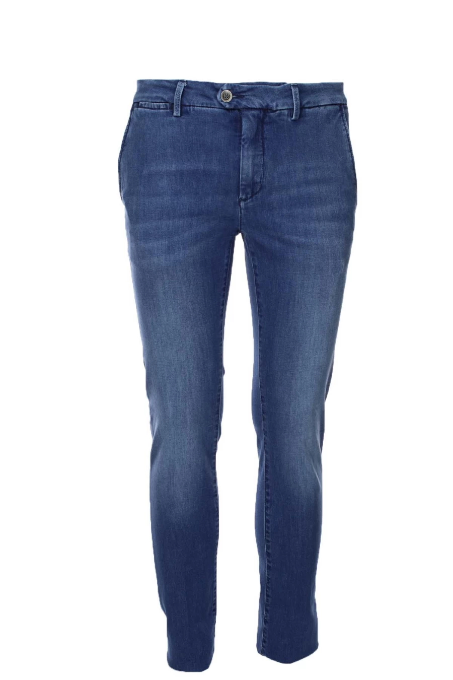 Teleriazed Men's Denim Chino Trousers - Premium Stretch Comfort Fit - Prestigemodauomo Collection