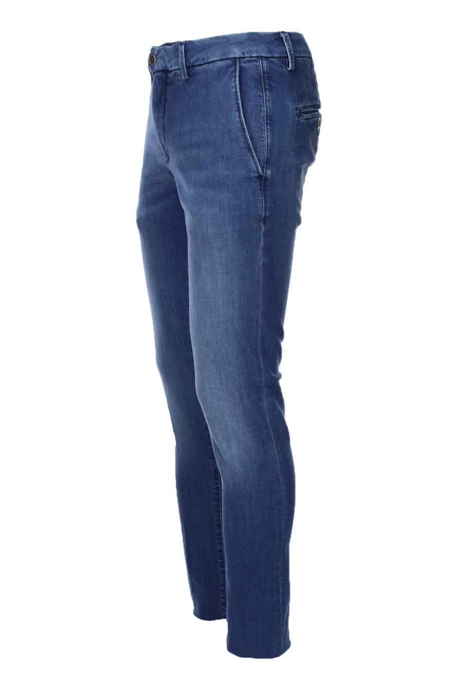 Teleriazed Men's Denim Chino Trousers - Premium Stretch Comfort Fit - Prestigemodauomo Collection