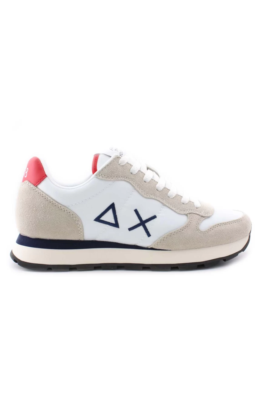 SUN68 Men's Solid Nylon Sneakers - Tom Prestige Model - Lightweight Comfortable Casual Shoes