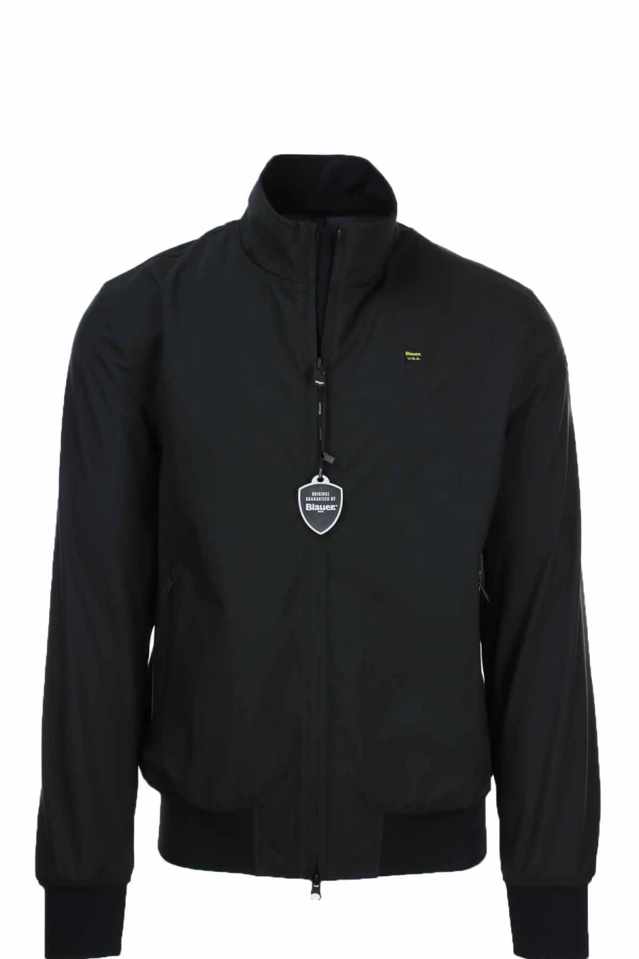 BLAUER Men's Lightweight Neoprene Bomber Jacket | Alfredo Style | Water-Resistant & Durable