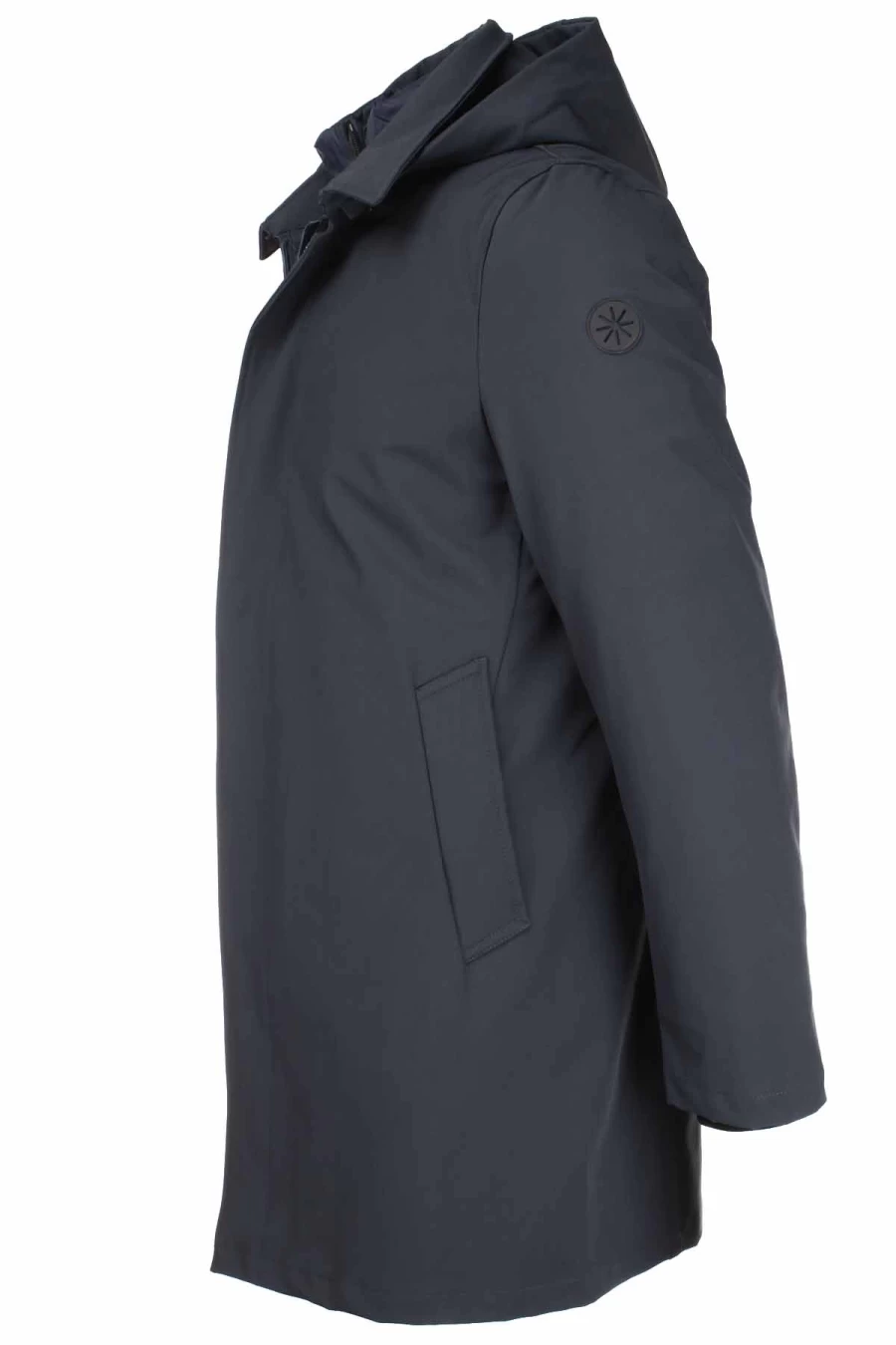 "Manuel Ritz Neoprene Caban Coat with Detachable Vest - Premium Men's Outerwear"